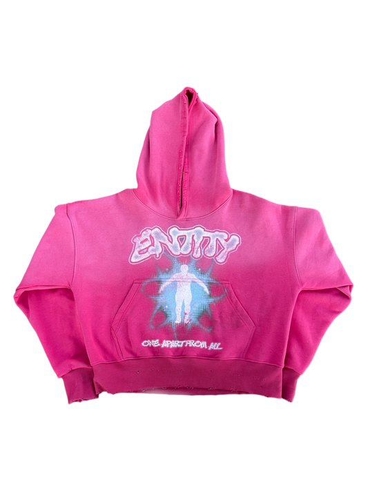 "ONE APART FROM ALL" HOODIE PINK